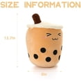 thumbnail image 5 of Daddy Relleno Boba Plushies 13.7in Squishy Bubble Tea Peluche Almohada Lindo Té con Leche Adorable Almohada para Abrazo Juguete Relleno para Bebé/Niños/Niños Pequeños Gran Regalo para Cumpleaños/Navid, 5 of 5
