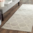 thumbnail image 4 of Safavieh Amherst Collection AMT415R Dark Grey and Beige Indoor,  Outdoor Square Area Rug (7' Square), 4 of 5