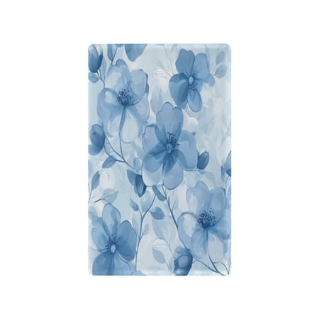 Switch Panel Switch Decoration 2.76x4.53x0.28 Inches Unused Outlet Cover Switch Plate Wall Plates Living Room Kitchen Bedroom Study Switches Pretty Lovely Flowers Seamless