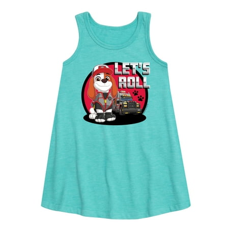 

Paw Patrol - Let s Roll Al - Toddler and Youth Girls A-line Dress