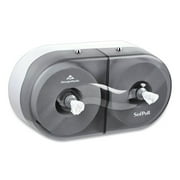 Georgia Pacific Professional SofPull Twin High-Capacity Center-Pull Dispenser, 20.13 x 7 x 10.75, Smoke, Each