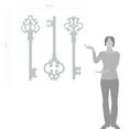 thumbnail image 2 of Antique Skeleton Keys Removable Home Wall Decal Stickers, 2 of 4