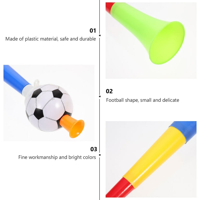 Trumpet Horn Football Noise Stadium Horns Maker Kidstoy Party Cheering Game Soccer Wind Saxophone Toys Instruments, Size: 42X8X8CM