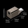 thumbnail image 3 of Type C to 3.5mm Headphone Port Converter Adapter Connector for Clear Voice Calls, Music Lovers, Gaming & Movie Enjoyment, 3 of 4