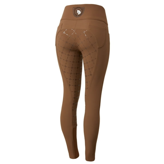 HORZE Desiree Women's High Waist Silicone Full Seat Breeches with UV Protection