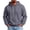 A1-Dark Gray, variant on Men Hoodies Solid-Color Fashionable Pocket Zipper Drawstring Casual Sports Long Sleeve Cardigan Hooded Sweatshirt