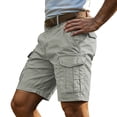 thumbnail image 2 of Lmueinov Men's Shorts 9'' Inseam Lightweight Classic Fit Cargo Shorts with Multi Pockets for Casual Work Summer Outdoor, 2 of 7