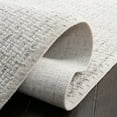 thumbnail image 5 of SAFAVIEH Whisper Zoja Solid Area Rug, Light Grey/Ivory, 5'3" x 7'6", 5 of 8