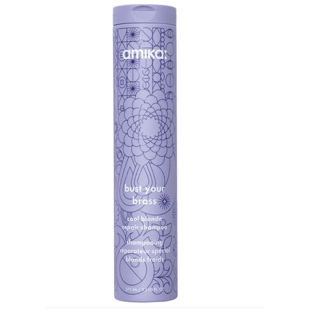 Amika Bust Your Brass Cool Blonde~ Shampoo ,Conditioner 9.2oz & Free Mask 1oz