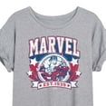 thumbnail image 3 of Marvel - Collegiate Americana - Women's Oversized Graphic T-Shirt, 3 of 5