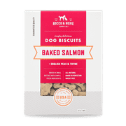 Rocco & Roxie Baked Salmon with English Peas and Thyme Dog Biscuits Dog Treats - 14oz