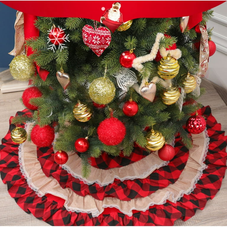 White lace tree skirt cheap