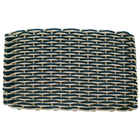 Colorwave Nautical Rope Doormat Navy Blue And Champagne Walmart Com