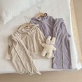 thumbnail image 3 of Pimfylm Baby Girl Clothes Fall Winter Outfits,Baby Girl Clothes Fall Winter Outfit Long Sleeve Romper + Elastic Waist Pants + Headband 3Pcs Set, 3 of 3
