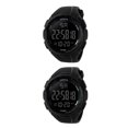 thumbnail image 2 of Jumpingount Man Watch Waterproof Stylish Sports Date Festival Electronic Home Gifts Indoor Wristwatch Display Outdoor Watches Birthday Negro 2piezas, 2 of 6