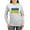 Ash Gray, variant on CafePress - Ukraine Flag Long Sleeve T Shirt - Women's Long Sleeve Graphic Casual T-Shirt