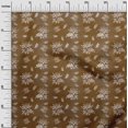 thumbnail image 3 of oneOone Cotton Flex Light Brown Fabric Floral & Craft Projects Decor Fabric Printed By The Yard 40 Inch Wide, 3 of 5