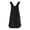 Black, variant on Ruanlalo Cotton Linen Cross Back Apron for Women Men Chef Japanese Style Pinafore Dress with Pockets for Cooking Baking Gardening