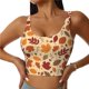 thumbnail image 1 of Fotbe Autumn Leaves 2 Sujetador Deportivo Largo sin Aros para Mujer con Almohadillas y Soporte Medio, Transpirable y Absorbente, Camiseta Tipo Chaleco o Tank Top-XX-Large, 1 of 8