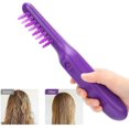 thumbnail image 1 of BRILLAR Peine eléctrico para el cabello: peine caliente ligero de color púrpura para cabello seco y húmedo, masaje del cuero cabelludo y apto para niños con cubierta protectora, 1 of 5