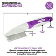 thumbnail image 3 of Pet Comb to Comb Your Dogs,Cats,Poodles Hair- Rotatable Pins, Easy to Use, Slip Proof- Best Dog Comb for Grooming Your Dog, 3 of 11