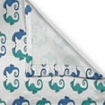 thumbnail image 3 of Ambesonne Seahorse Kitchen Curtains, Nautical Creatures Oceanic, 55"x45", Sea Blue Dark Violet, 3 of 3