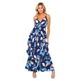 thumbnail image 1 of Vestido de varios olanes floreado AMAD  Casual para mujer Talla M, 1 of 5