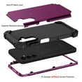 thumbnail image 3 of JTCASES for Samsung GalaXxy A15 Case, Drop Resistant Corners, Wireless Charging, Heavy Duty Shockproof Hybrid Hard PC Bumper, Camera Protection, Skin-feel Anti-scratch Tough Cover, Purple, 3 of 7