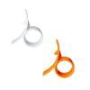 Orange and White