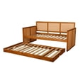 thumbnail image 4 of Kodiak Furniture Abaco Wood Daybed with Pop Up in Honey and Cream Mattress, 4 of 17