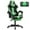 Green, variant on Luxvie Pink Gaming Chair with Footrest High Back Ergonomic Office Gamer Chair with Massage and Headrest Lumbar Support Swivel Computer Game Chair Cute Bunny Ears for Adults