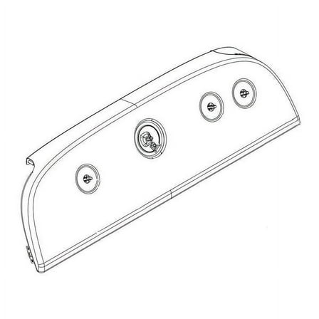 WHIRLPOOL W10672827 DRYER CONTROL CONSOLE - OEM PART