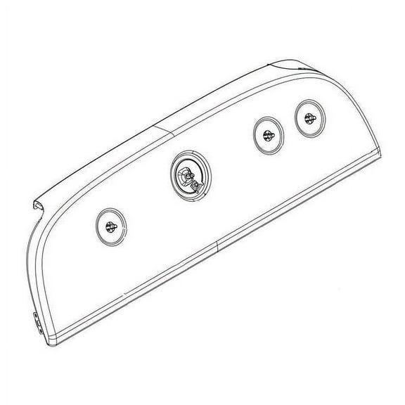 WHIRLPOOL W10672827 DRYER CONTROL CONSOLE - OEM PART