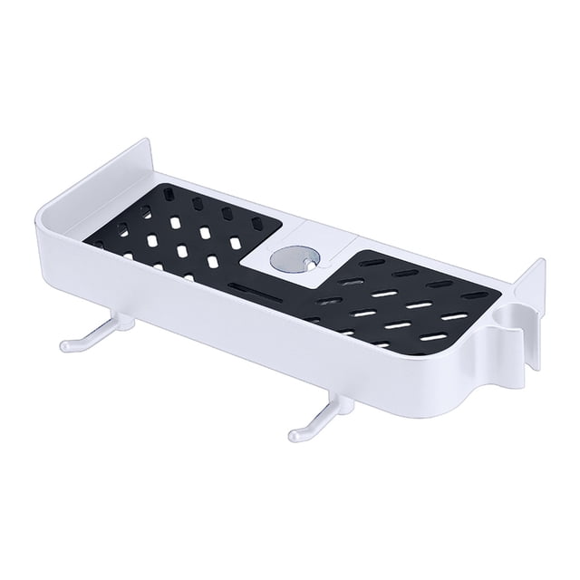 Shower Rack Punch- Shower Caddy Shelves Slide Bar For Shower Head Shampoo Soap Holder With Stainless Steel Guardrail Shower Shelves Wall Mount