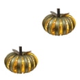 thumbnail image 2 of Matsuzay Luz hueca de calabaza de Halloween para decoración ecológica Clásico fuera de arriba Multifuncional Oro Oro 2Conjunto, 2 of 6