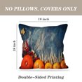 thumbnail image 4 of LALILO Throw Pillow Covers Pumpkins Harvest Festival Happy Cushion Cover 18" x 18", 2 Pack, 4 of 6