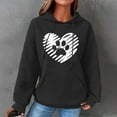 thumbnail image 2 of Hoodies Woman Clearance, Autumn Winter Hoodie Sweatshirt Pullover Tops Long Sleeved Comfortable, 2 of 5