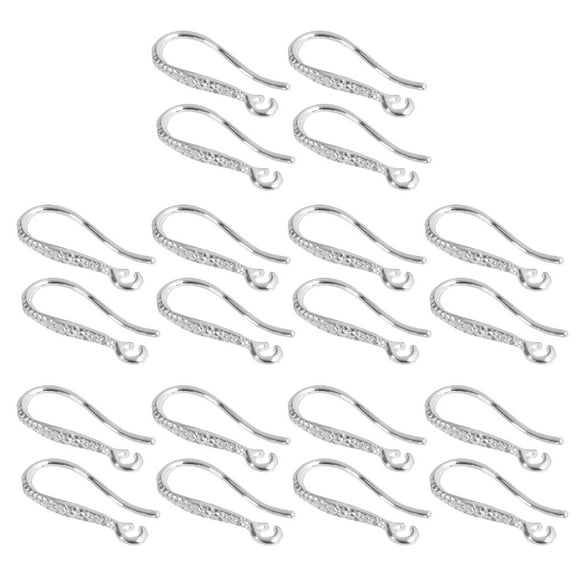 ZYHARUKO Pack of 20 Copper Earring Hooks DIY Jewelry Making Supplies Hypoallergenical Earrings Hooks Kit for DIY Enthusiasts