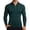 Dark Green@GC@, variant on CONZONE Mens Sports T-Shirts Short Sleeve Zip T Shirts for Men Casual Crew Neck Solid Color Lightweight Tees Soft Cozy Athletic Tops