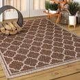 thumbnail image 4 of JONATHAN Y  Zinnia Textured Weave Indoor/Outdoor Area Rug 4 X 6 - Espresso/Taupe, 4 of 4