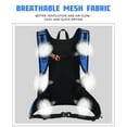 thumbnail image 3 of Hydration Backpack Waterproof Pack Lightweight Reflective Trim Folding Backpack for 2L Water Bladder Running Cycling Climbing Camping Outdoor Pack, 3 of 8