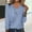Blue, variant on Aloohaidyvio 2024 Summer Plus Size Tops,Womens Long Sleeve Summer V Neck Casual Tops Regular Blouse Tops