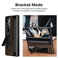 thumbnail image 5 of Allytechgroup Flip Leather Phone Case for Galaxy Z Fold 4, Kickstand Slim Fit Camera Lens Protector Shockproof Retro PU Leather Bumper Anti-Scratch Case for Samsung Galaxy Z Fold 4, Coffee, 5 of 7