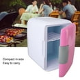 thumbnail image 3 of Réfrigérateur Portable Mini Refroidisseur Réchauffeur 4L Porte Simple Réfrigérateur à Faible Bruit avec Prise US 110-240V, Petit Réfrigérateur pour Voiture et Maison, 3 of 7