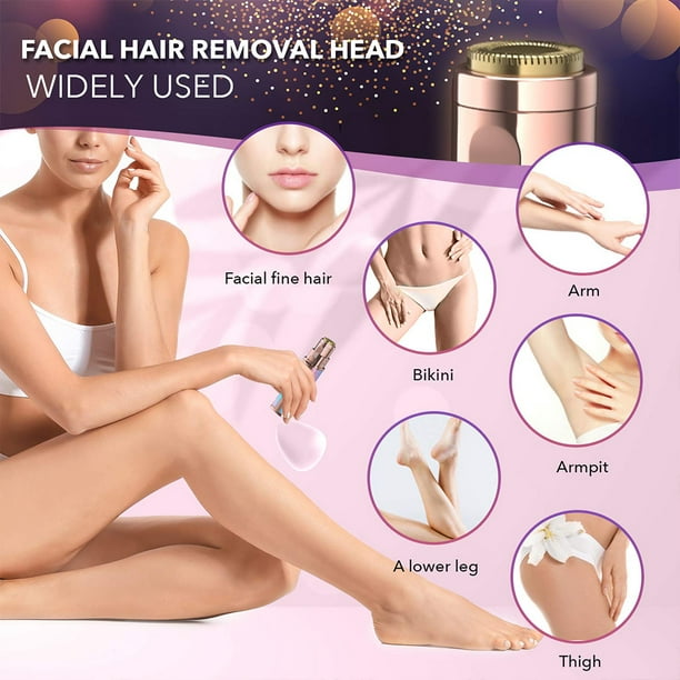 Hair Removal for Women, USB Rechargeable Facial Hair Removal for