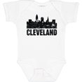 thumbnail image 3 of Inktastic Cleveland Skyline Grunge Boys or Girls Baby Bodysuit, 3 of 5