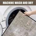 thumbnail image 4 of Modern Abstract Kitchen Mat 31"x20" Non Slip Soft Plush Low Profile Kitchen Rug, Textured Sink Mat for Laundry Room Bedroom Office, 4 of 6