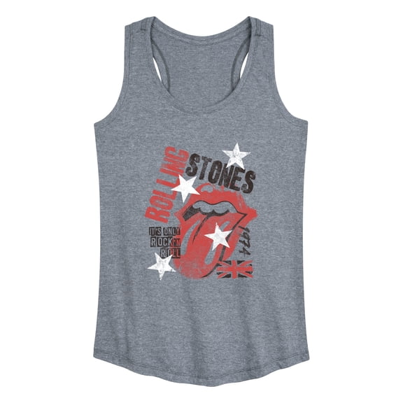 Rolling Stones - Only Rock Roll - Women's Racerback Graphic Tank