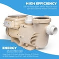 thumbnail image 3 of XtremepowerUS Bomba para Alberca Empotrada de 1,75 Hp, 6660 GPH, Velocidad Variable, 2" NPT, Filtro Grande, 230 V, 3 of 6