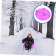 thumbnail image 3 of HONMEET Snow Sled Board Skiing Board Smooth Surface Pink Plastic 1Pack for Fun, 3 of 8